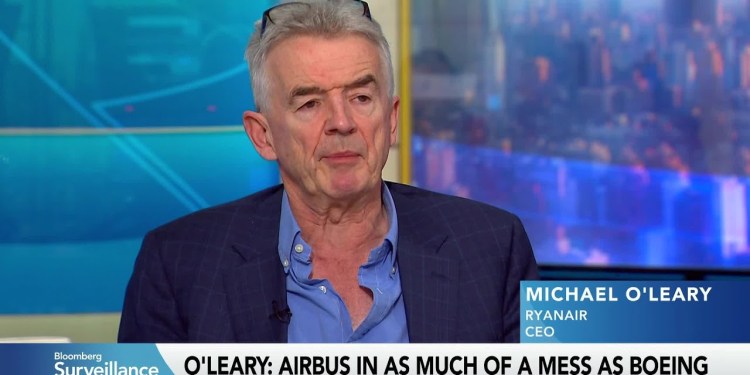 Ryanair CEO O’Leary on Raising Ticket Prices, Boeing Jet Delays Ryanair CEO O’Leary on Raising Ticket Prices, Boeing Jet Delays