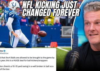This One Change Will Change NFL Kicking FOREVER | Pat McAfee Show This One Change Will Change NFL Kicking FOREVER | Pat McAfee Show