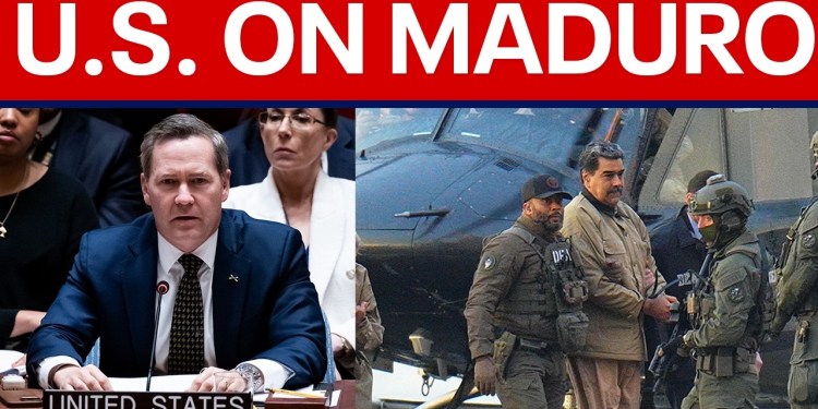 Waltz defends US capture of Maduro Waltz defends US capture of Maduro