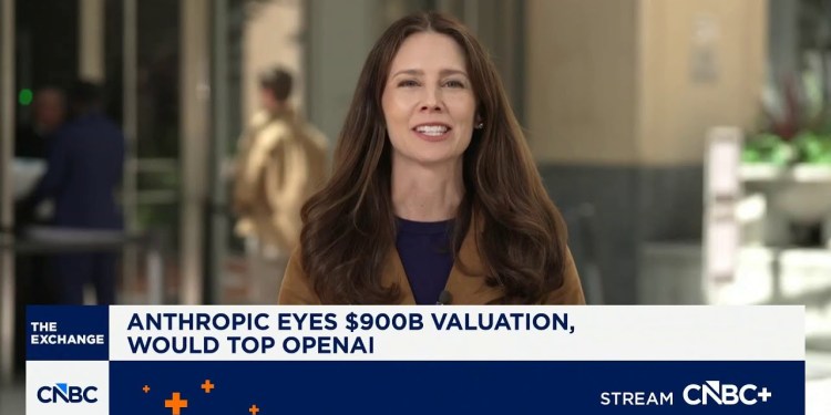 Anthropic eyes 0B valuation Anthropic eyes 0B valuation