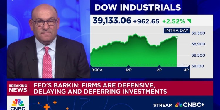 Richmond Fed President Tom Barkin: A lot of reasons to be worried about consumer spending Richmond Fed President Tom Barkin: A lot of reasons to be worried about consumer spending