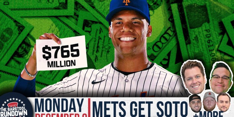 Mets Fans Drink Yankee Tears After Signing Juan Soto – Barstool Rundown – December 9th, 2024 Mets Fans Drink Yankee Tears After Signing Juan Soto – Barstool Rundown – December 9th, 2024