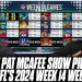 The Pat McAfee Show Picks & Predicts Every Game For NFL’s 2024 Week 14 Weekend The Pat McAfee Show Picks & Predicts Every Game For NFL’s 2024 Week 14 Weekend