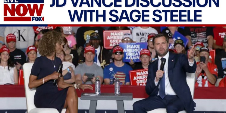 WATCH: JD Vance discusses election issues with Sage Steele in Pennsylvania | Livenow From Fox WATCH: JD Vance discusses election issues with Sage Steele in Pennsylvania | Livenow From Fox