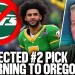 Dante Moore, Projected #2 Overall Pick, Will Stay At Oregon & Avoid 2026 NFL Draft | Pat McAfee Show Dante Moore, Projected #2 Overall Pick, Will Stay At Oregon & Avoid 2026 NFL Draft | Pat McAfee Show