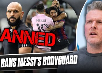 MLS Bans Messi’s Bodyguard Who Has Stopped 16 People From Invading The Field | Pat McAfee Show MLS Bans Messi’s Bodyguard Who Has Stopped 16 People From Invading The Field | Pat McAfee Show