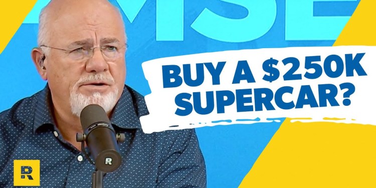 Dave, Talk Me out of Buying a Lambo Dave, Talk Me out of Buying a Lambo