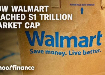 Walmart officially surpasses trillion market cap Walmart officially surpasses trillion market cap