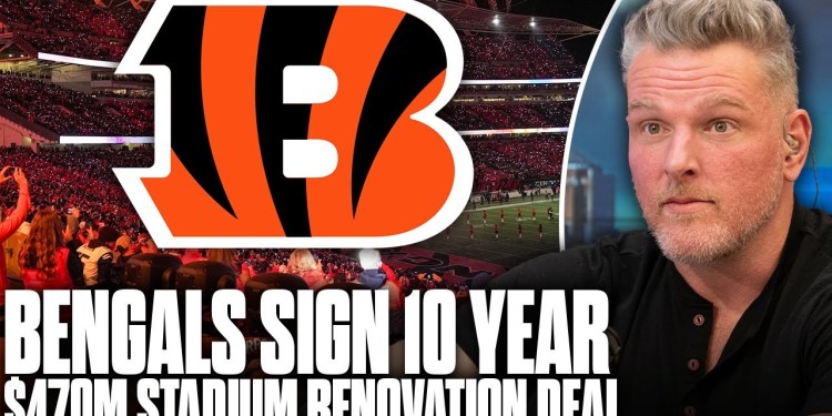Bengals Strike 10 Year, 0M Stadium Deal to Stay in Cincinnati | Pat McAfee Show Bengals Strike 10 Year, 0M Stadium Deal to Stay in Cincinnati | Pat McAfee Show