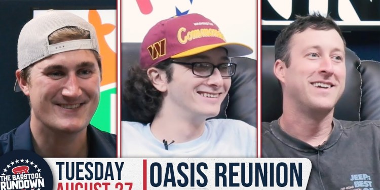 The Greatest Sibling Rivalry in Music Reunites – Barstool Rundown – August 27th, 2024 The Greatest Sibling Rivalry in Music Reunites – Barstool Rundown – August 27th, 2024