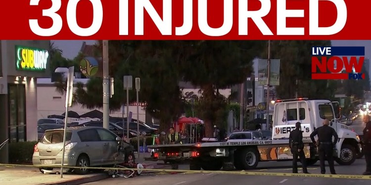 BREAKING: Car plows into crowd in East Hollywood, injuring 30 BREAKING: Car plows into crowd in East Hollywood, injuring 30