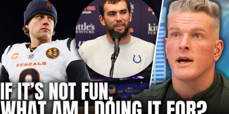 Joe Burrow Hints At Not Enjoying Football, May Retire Early Like Andrew Luck? | Pat McAfee Show Joe Burrow Hints At Not Enjoying Football, May Retire Early Like Andrew Luck? | Pat McAfee Show