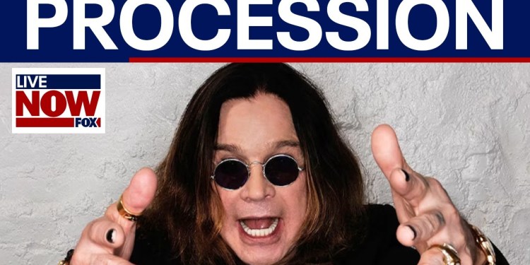 WATCH: Ozzy Osbourne funeral procession WATCH: Ozzy Osbourne funeral procession