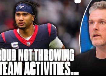 CJ Stroud Not Throwing At Camp With “Shoulder Soreness”… Should We Be Concerned? | Pat McAfee Show CJ Stroud Not Throwing At Camp With “Shoulder Soreness”… Should We Be Concerned? | Pat McAfee Show