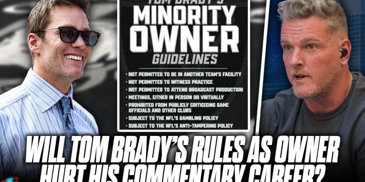 Tom Brady Is Officially Raiders Owner, Will It Ruin His Commentary Job With Fox? | Pat McAfee Show Tom Brady Is Officially Raiders Owner, Will It Ruin His Commentary Job With Fox? | Pat McAfee Show