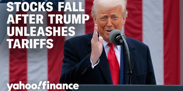 Stocks drop following Trump’s tariff announcements: Here’s what the president unveiled Stocks drop following Trump’s tariff announcements: Here’s what the president unveiled