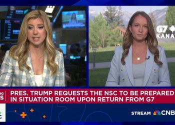 President Trump asks NSC to be ready in Situation Room after G7 return President Trump asks NSC to be ready in Situation Room after G7 return