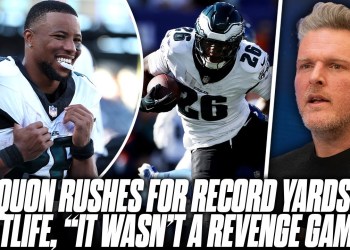 Saquon Barkley Breaks Records In “Not A Revenge Game” vs Giants Who Didn’t Offer Him Contract Saquon Barkley Breaks Records In “Not A Revenge Game” vs Giants Who Didn’t Offer Him Contract