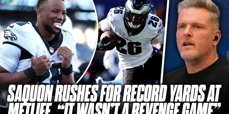 Saquon Barkley Breaks Records In “Not A Revenge Game” vs Giants Who Didn’t Offer Him Contract Saquon Barkley Breaks Records In “Not A Revenge Game” vs Giants Who Didn’t Offer Him Contract