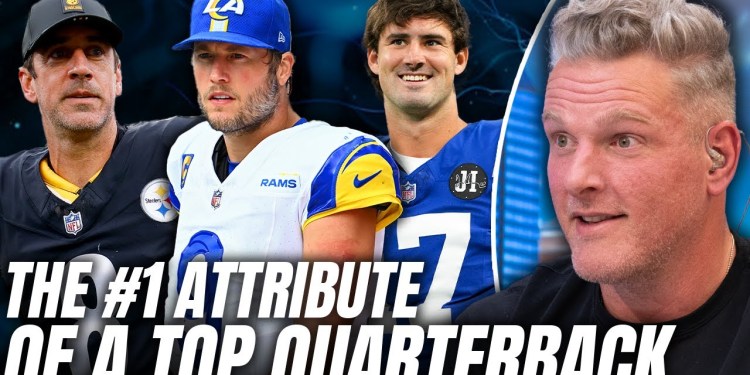 The Top Attribute To Predict A Good NFL QB That Can’t Really Quantify | Pat McAfee Show The Top Attribute To Predict A Good NFL QB That Can’t Really Quantify | Pat McAfee Show