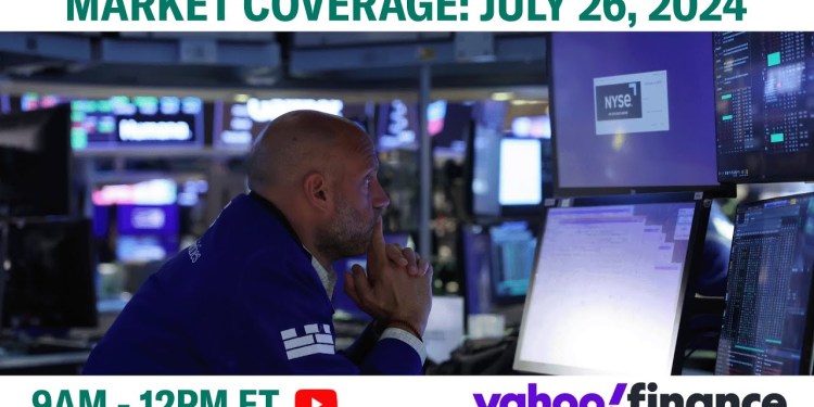 Stock market news today: Dow surges 700 points in afternoon trading | July 26, 2024 Stock market news today: Dow surges 700 points in afternoon trading | July 26, 2024