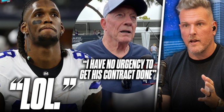 CeeDee Lamb Seems PISSED After Jerry Jones Says There’s No Urgency In Re-Signing | Pat McAfee Reacts CeeDee Lamb Seems PISSED After Jerry Jones Says There’s No Urgency In Re-Signing | Pat McAfee Reacts