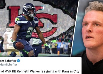 Chiefs Sign Super Bowl MVP Kenneth Walker to 3 Year Deal Worth Up To M | Pat McAfee Show Chiefs Sign Super Bowl MVP Kenneth Walker to 3 Year Deal Worth Up To M | Pat McAfee Show