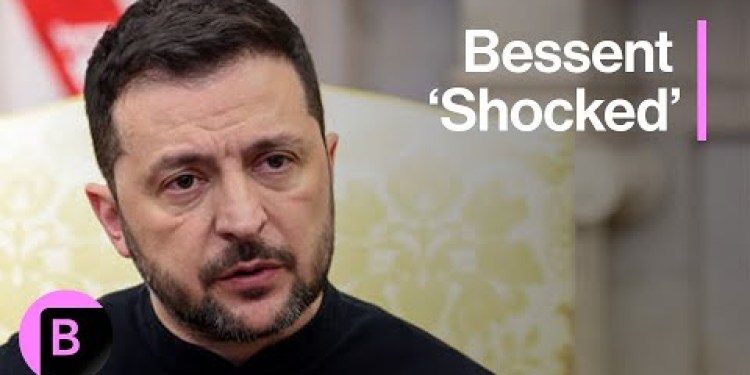 Bessent ‘Shocked’ at Zelenskiy’s Stand at White House Bessent ‘Shocked’ at Zelenskiy’s Stand at White House