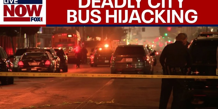 BREAKING: Deadly bus hijacking, police chase in downtown LA | LiveNOW from FOX BREAKING: Deadly bus hijacking, police chase in downtown LA | LiveNOW from FOX