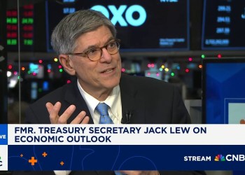 Former U.S. Treasury Secretary Jack Lew: A shock could come & we’re not poised to handle it Former U.S. Treasury Secretary Jack Lew: A shock could come & we’re not poised to handle it