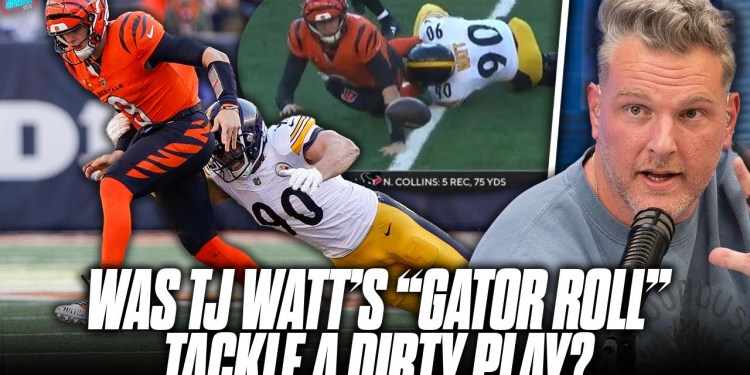 Was TJ Watt’s “Gator Roll” Tackle On Joe Burrow A Dirty Move? | JJ Watt On The Pat McAfee Show Was TJ Watt’s “Gator Roll” Tackle On Joe Burrow A Dirty Move? | JJ Watt On The Pat McAfee Show