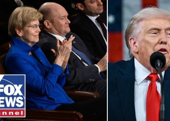 SEE IT: Elizabeth Warren APPLAUDS Trump comment at State of the Union SEE IT: Elizabeth Warren APPLAUDS Trump comment at State of the Union