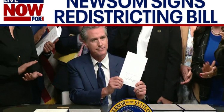 Newsom signs legislation calling special election on redrawn congressional map Newsom signs legislation calling special election on redrawn congressional map
