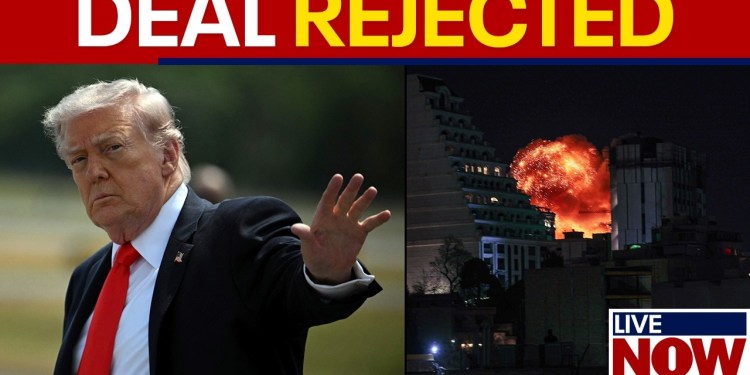 US Iran war deal rejected: Trump “not satisfied” with proposal US Iran war deal rejected: Trump “not satisfied” with proposal