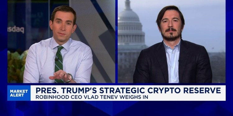 Robinhood CEO Vlad Tenev: Strategic Bitcoin Reserve is a ‘sensible approach’ by the administration Robinhood CEO Vlad Tenev: Strategic Bitcoin Reserve is a ‘sensible approach’ by the administration