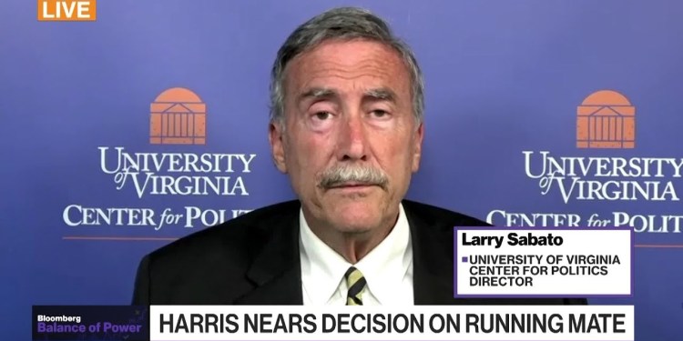 Define By Pick: Sabato on Harris, Running Mate Decision Define By Pick: Sabato on Harris, Running Mate Decision