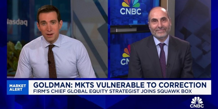 Markets are increasingly vulnerable to a correction, says Goldman Sachs’ Peter Oppenheimer Markets are increasingly vulnerable to a correction, says Goldman Sachs’ Peter Oppenheimer