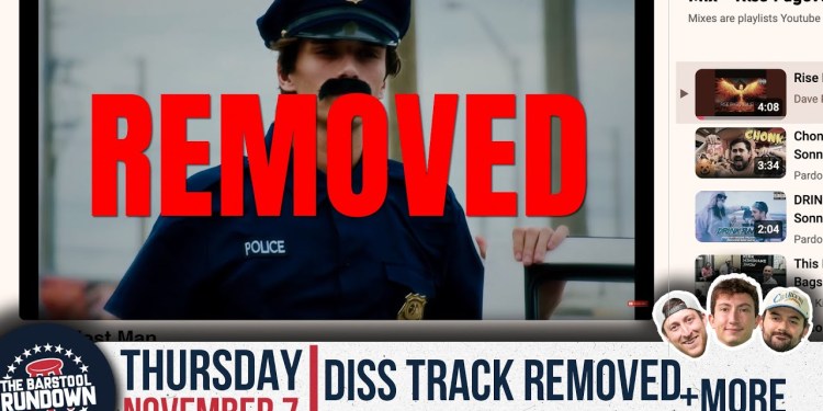 We React to Zach Bryan Diss Track Getting Removed from the Internet – Barstool Rundown – Nov 7, 2024 We React to Zach Bryan Diss Track Getting Removed from the Internet – Barstool Rundown – Nov 7, 2024