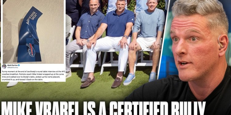 Mike Vrabel Absolutely BULLIED All The Other Coaches At NFL’s League Meetings | Pat McAfee Show Mike Vrabel Absolutely BULLIED All The Other Coaches At NFL’s League Meetings | Pat McAfee Show
