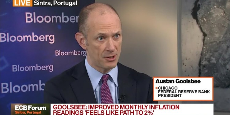 Chicago Fed’s Goolsbee on Interest Rates, Inflation, Unemployment Chicago Fed’s Goolsbee on Interest Rates, Inflation, Unemployment