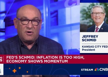 Fed’s Schmid: Inflation is too high, economy shows momentum Fed’s Schmid: Inflation is too high, economy shows momentum