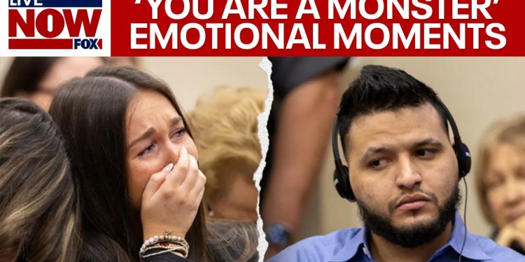 LAKEN RILEY: Family and friends scream at Jose Ibarra during victim impact statements LAKEN RILEY: Family and friends scream at Jose Ibarra during victim impact statements