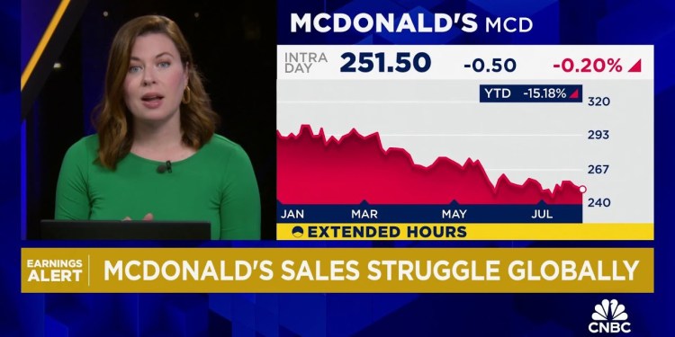 McDonald’s earnings, revenue miss estimates as consumer pullback worsens McDonald’s earnings, revenue miss estimates as consumer pullback worsens