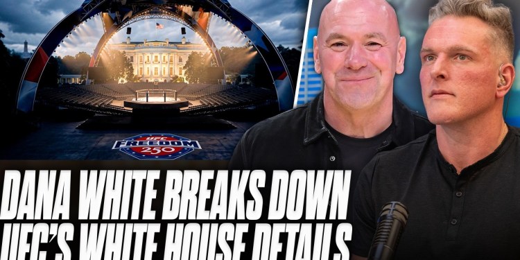 Dana White Breaks Down The Exact Layout Of UFC Freedom 250 Live From The White House Lawn Dana White Breaks Down The Exact Layout Of UFC Freedom 250 Live From The White House Lawn