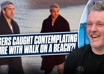 Aaron Rodgers Caught Deeply Contemplating His Future On Beach | Pat McAfee Show Aaron Rodgers Caught Deeply Contemplating His Future On Beach | Pat McAfee Show