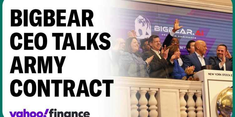 BigBear.ai stock surges on 5M Army contract: CEO BigBear.ai stock surges on 5M Army contract: CEO