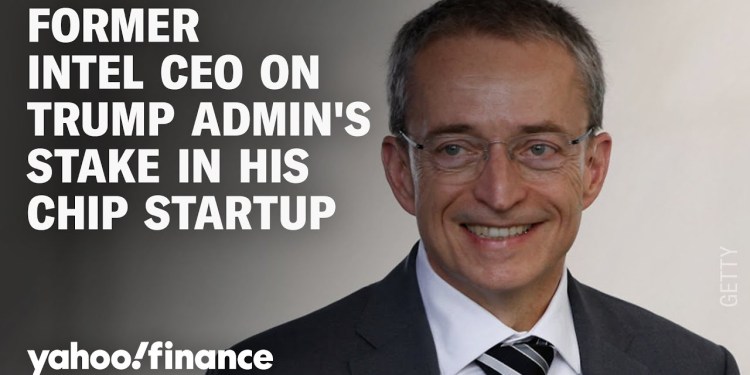 Former Intel CEO explains why the Trump administration is taking a stake in his chip startup Former Intel CEO explains why the Trump administration is taking a stake in his chip startup