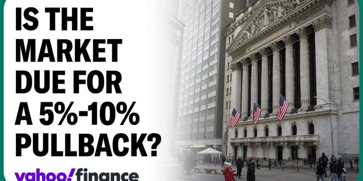 Don’t be surprised if the market pulls back 5-10%: Strategist Don’t be surprised if the market pulls back 5-10%: Strategist