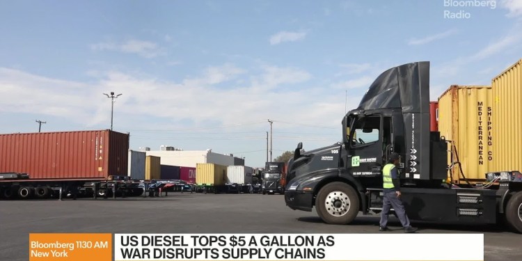 Diesel Could Mean a 35% Jump in Prices for US Consumers Diesel Could Mean a 35% Jump in Prices for US Consumers