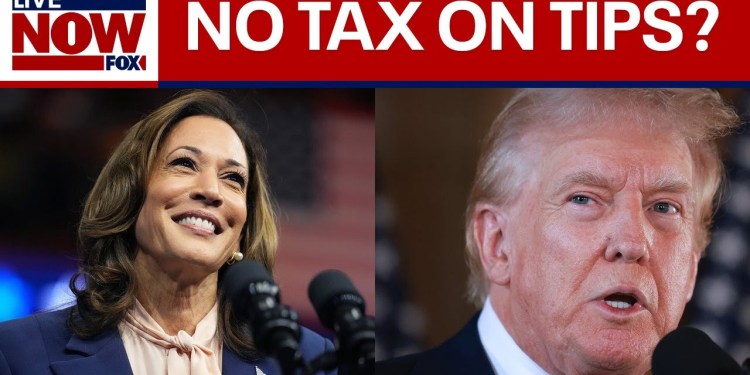 Harris echoes Trump’s call to ban taxes on tips | LiveNOW from FOX Harris echoes Trump’s call to ban taxes on tips | LiveNOW from FOX